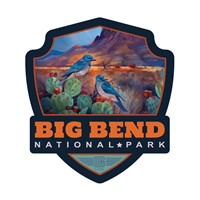 Big Bend Desert Perch Emblem Sticker