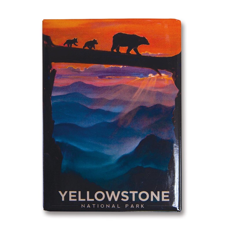 Yellowstone Bear Crossing American made