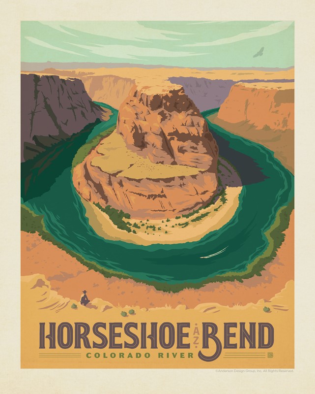 Horseshoe Bend Print 8" x 10" Print